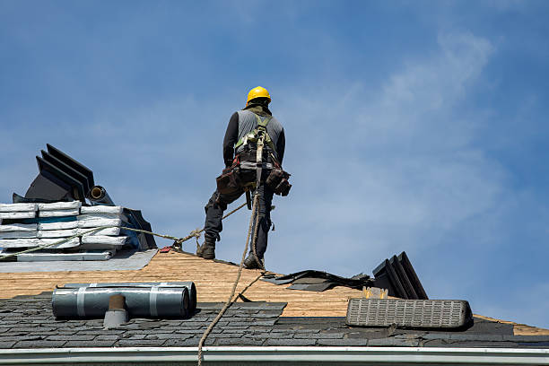 Professional Roofing technician working in Cambridge Springs, PA